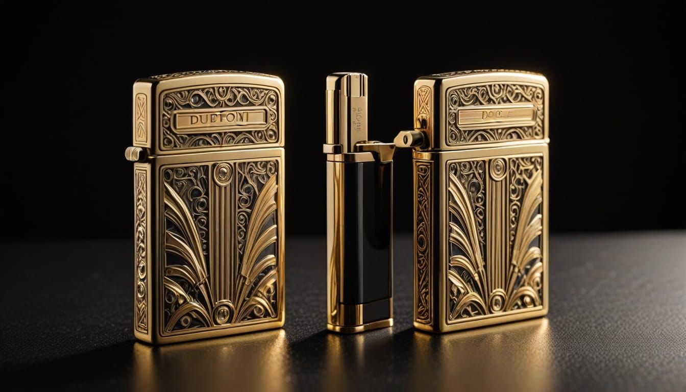 Guide complet et détaillé sur les briquets Dupont en or ou plaqué or