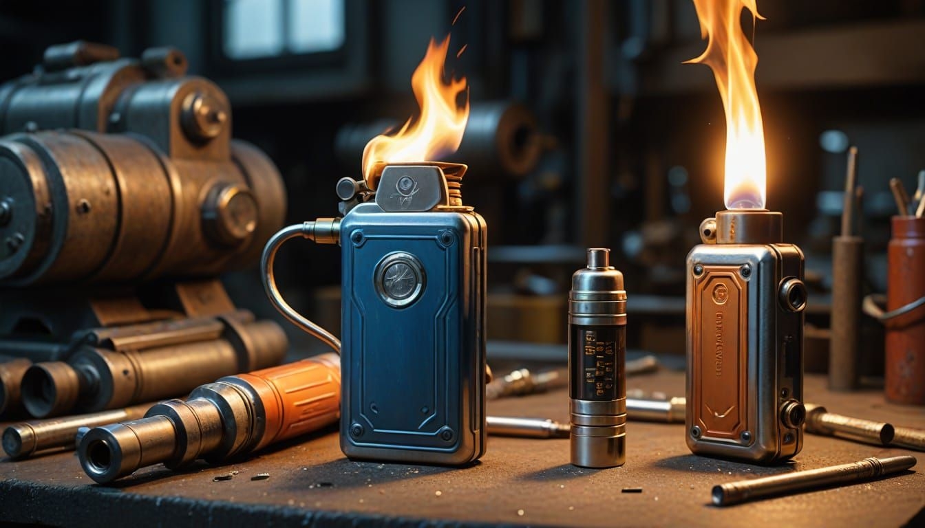 Briquet Tempête ou Chalumeau : Quel est le Meilleur Choix pour Vous ?